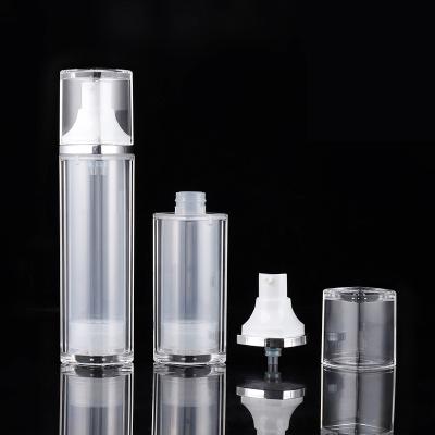 China 30ml 50ml Cosmetic Transparent Empty Lotion Containers Squeeze Type Emulsion Bottles, Serum Lotion Pump for sale