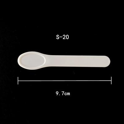 China Eye Cream Private Label Plastic Spoon Cosmetics Mixing Masking Spoon Mini Beauty Facial Plastic Cream Spatula for sale