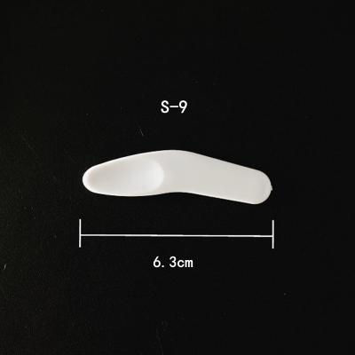 China White Cosmetic Cream Spoon Eye Spatula Spatula Plastic Supplier for sale