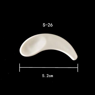 China Eye Spatula Cosmetic Facial Cream Spoon PP Plastic Makeup Spoon for sale