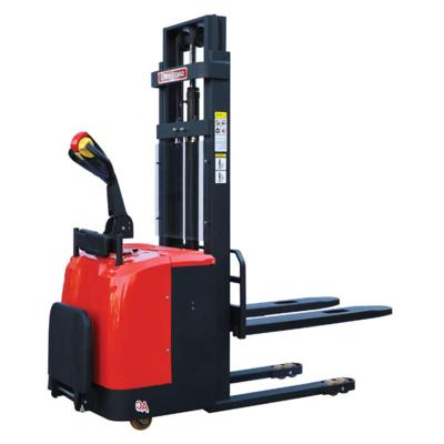 China China Suppliers Low Noise Cheap Price 1000kg Electric Manual Stacker Selfloading Reach for sale