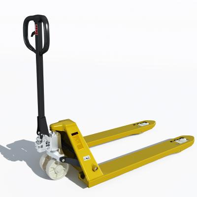 China Wholesale High Efficiency Hand Pallet Truck Semi Jack Fork Lifter Traspaleta Handa for sale