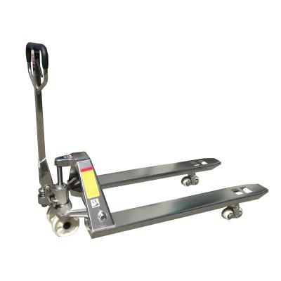 China High efficiency 2.5 ton 2000kg China stainless steel hand pallet truck pallet jack with ladder with good quality price for sale