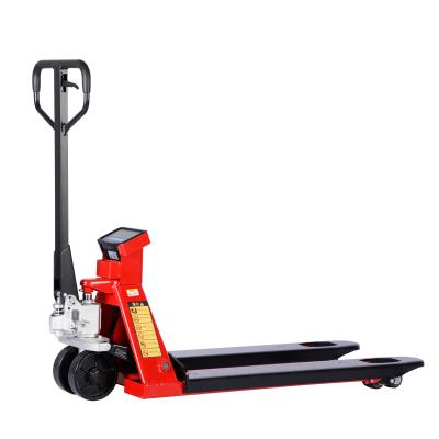 China Hotels 2000kgs 3000kgs China Cheap Price Scale Hand Pallet Truck / Hydraulic Jack With Weigh Scale for sale