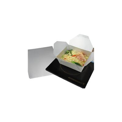 China Outdoor Use Directly On Induction Hob Large Rectangular Paper Bowl Rectangular Paper Bowl Container Large Rectangular Paper Bowl for sale