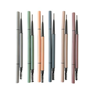 China Custom Custom Logo Eyebrow Pencil Private Label Beginners 1.5MM Eyebrow Pencil Waterproof Waterproof Brush for sale