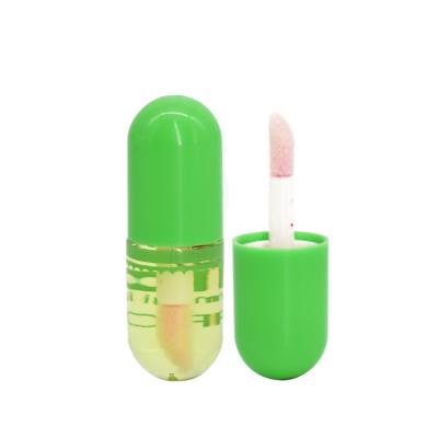 China 2022 Waterproof Customized High Quality Vegan MIni Aloe Vera Natural Moisture Temperature Lip Balm Gel Aloe Vera For Lip Gloss Oil for sale