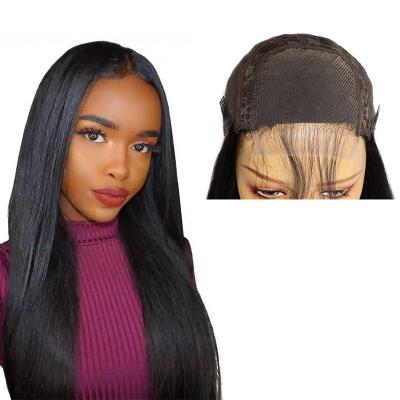 China Cheap Straight 150% Density HD Human Raw Full Lace Straigait Wigs For Color Women Brazilian Virgin Hair Lace Front Wigs Wholesale for sale