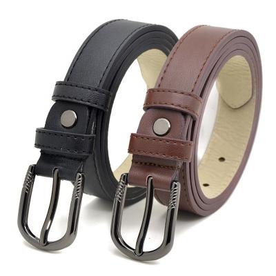 China Leisure 2.3cm Fashion Trends Luxury Child Decorative Western Belt Buckle Fashion Waist PU Leather Belt for sale