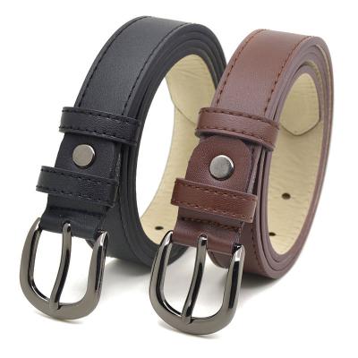 China Genuine Leather Leisure Full Grain PU Vintage High Level Retro Belt Craft Belts For Girls Kids for sale