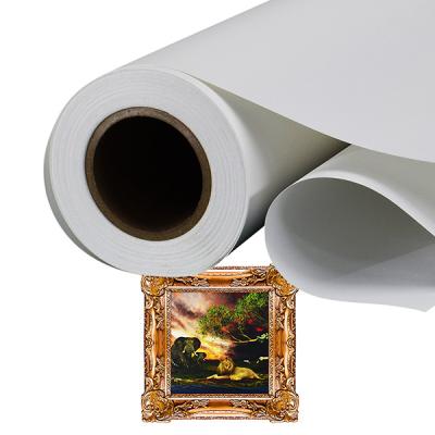 China Inkjet Printing Printing Material Inkjet Coated Artwork Wall Artwork Fine Art Oil Painting Digital Printable Canvas Roll For Painting for sale