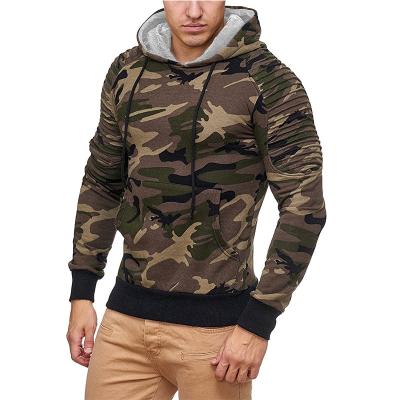 China New Custom Men's Hoodie Camouflage Zipper Men's Sublimation Hoodies Oversized Anti-wrinkle Patterns for sale