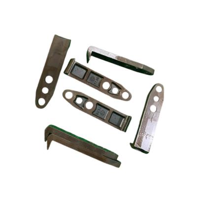 中国 70mm X 16 X 5mm Brown Steel Gripper For Offset Printing Middle Hole 6mm HD 販売のため