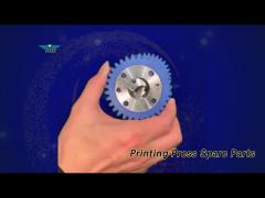 Blue Printing Press Spare Parts Gear 33 Teeth Iron For Sakura Machine