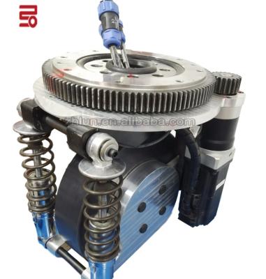 China Parallel Transmission AGV Motor Drivie Planetary Wheel ZL-B320 Integrated Damping Caster Wheels For Industry for sale