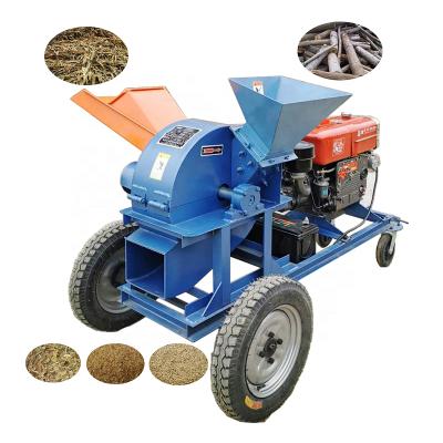 China Building Material Stores Factory Supply Good Price Coconut Shell Crushing Machine Drum Wood Crusher for sale