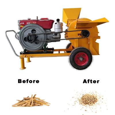 China Factory Hot Selling Gasoline Engine Shaft Wood Chippers And Shredder For Sale for sale