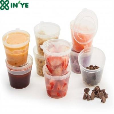 China Eco - Friendly Restaurant Container Disposable Plastic Salad Dressing Cup for sale