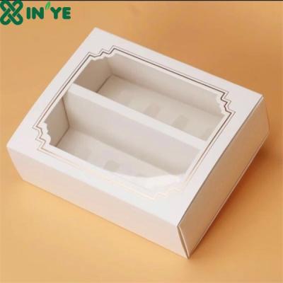 China Disposable Custom Printed Food Grade Drawer Sushi Box With Clear Window for sale