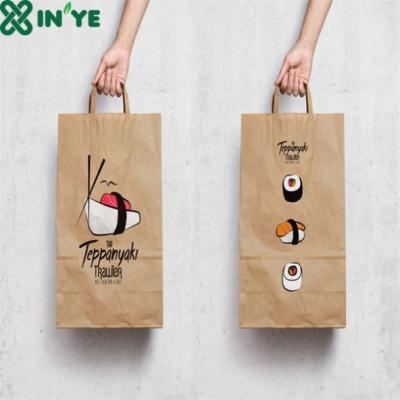 China Eco-Frinedly Disposable Gift Customized Logo And Printed Paper Bag for sale