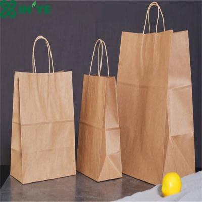 China Custom Eco-Frinedly Paper Take Away Disposable Fast Food Bag Bags for sale