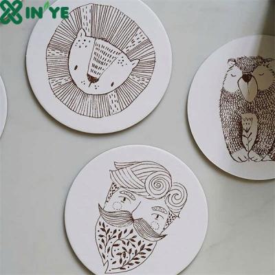 China Viable Made In China Custom Disposable Pulp Board Coaster for sale