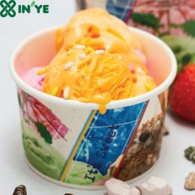 China Disposable Custom Logo Pancake Cone Ice Cream Holders for sale