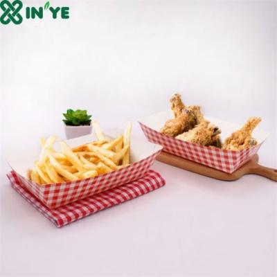 China Eco-Frinedly Disposable Fast Food Paper Plates for sale