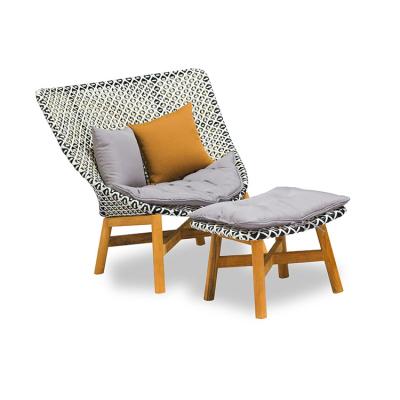 China Modern High End Fashion Modern Simple Outdoor Furniture Rattan Chair for sale