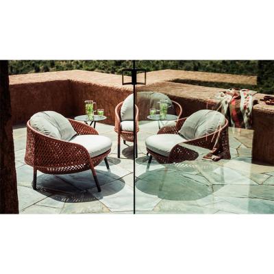 China Modern Custom Made Comfortable Soft Garden All Weather Outdoor Furniture Sofa Set for sale