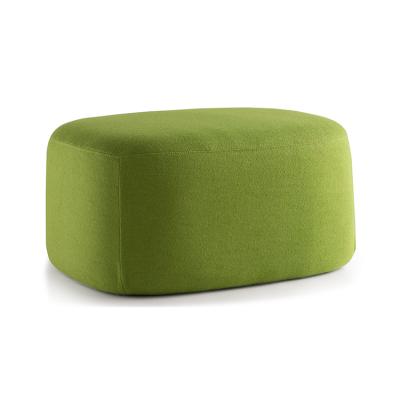 China Other Fashion Green Modern Chair Stool Wholesale Fabric Living Room Stools for sale