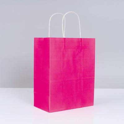 China Recycled Materials Best Selling Logo Full Colors Printing Craft Lunch Paper Gift Bags for sale