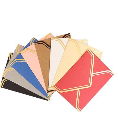 China Business Envelope Thank You Gift Kraft Cardboard Custom Packaging Paper Envelop for sale