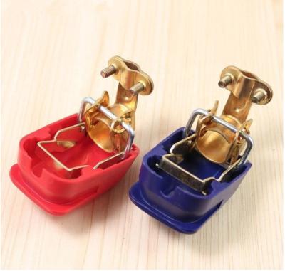 China Easy to install terminal positive and negative of 2 pack quick release battery connector car battery clamp terminals cable brass battery connectors for sale