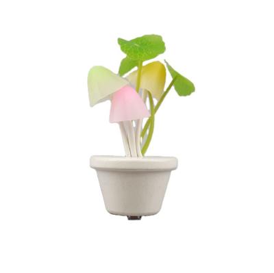 China Modern OEM Novelty Mushroom Flower Night Light Switch And Mini Leave Shape Wall Socket In Decoration In Home for sale