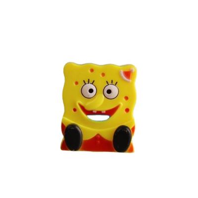 China Bedroom OEM W064 Spongebob squarepants shape 4 SMD mini switch plug in night light 0.6W AC 110V 220V for sale