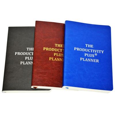 China paper & Custom Printing Cardboard Planner Leather Book Printing Attached Flexi Printing Service for sale