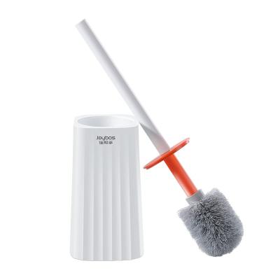 China JOYBOS Toilet Bowl Brush And Holder Handle Modern Plastic Durable Stiffens Hidden Toilet ScrubberToilet Cleaning Deep Cleaner for sale