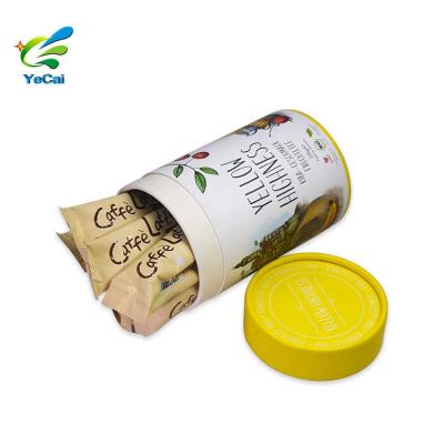 China Recycled high quality paper food packaging tube handmade food-grade paper tube of biodegradable materials for sale