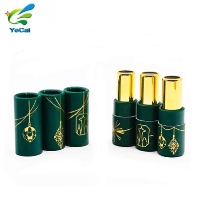 China Sample Recyclable Available Paper Tube Cosmetic Packaging For Lipstick Packaging Tube With Food Grade Material for sale