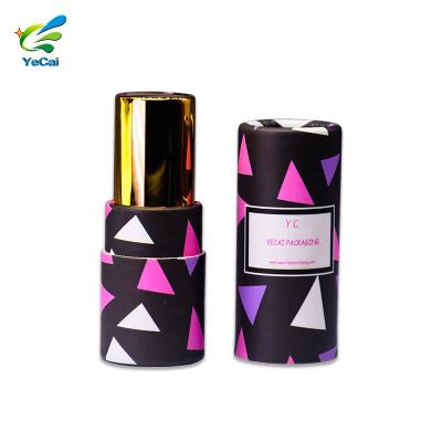 China Recyclable Premium Quality Offset Printing 10ml Paper Lipstick Tube Container Cosmetic Round Cardboard Tube for sale