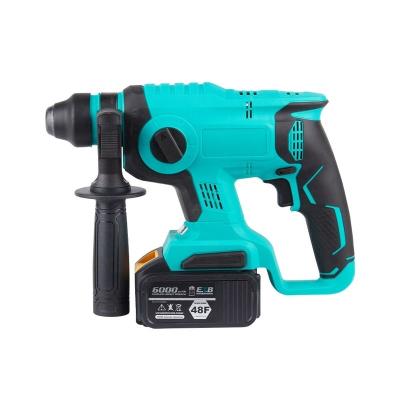 China Hot Selling Electric Power Rechargeable Brushless Lithium Battery Drills Tools Cordless Rotary Hammer Drill 9 Power for sale