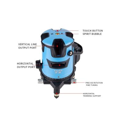 China Factory Direct Hot Selling Green Laser Leveler 360 5 Touch Screen Rotary Line System 14*12*20CM Degrees for sale