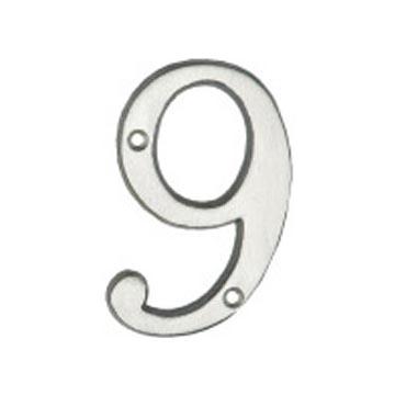 China Modern brass house number ZW-A9009 for sale