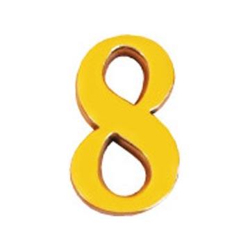 China Modern brass house number ZW-A8008 for sale