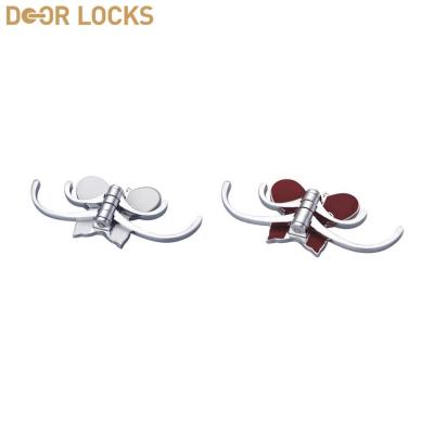 China Sustainable New Models Chrome Plated Decorative Metal Wall Clothes Hook for sale