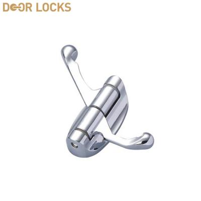 China Sustainable Wholesale Modern Style Chrome Plating Metal Clothes Hook for sale