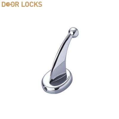 China Sustainable Style Modern OEM ODM Customized Simple Chrome Plating Clothes Hook for sale