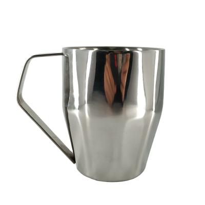 China Double wall multi-sides stainless steel coffee cup 2020 viable hotsale new design for sale