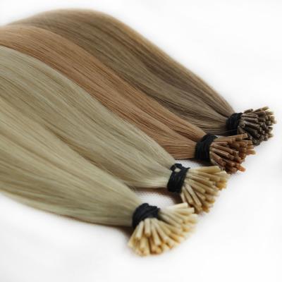 China 100% Virgin Remy Hair Extension No Processed Brazilian Straight Peruvian Straight Remy Hair Cuticle Aligned Ombre Hair Itip Hair Extension Volume for sale